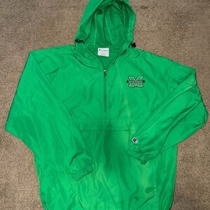 Champion Green Hooded Athletic Jacket